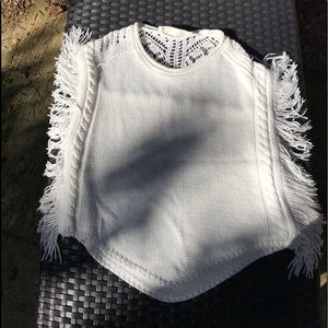 Short sleeve / sleeveless Zara sweater